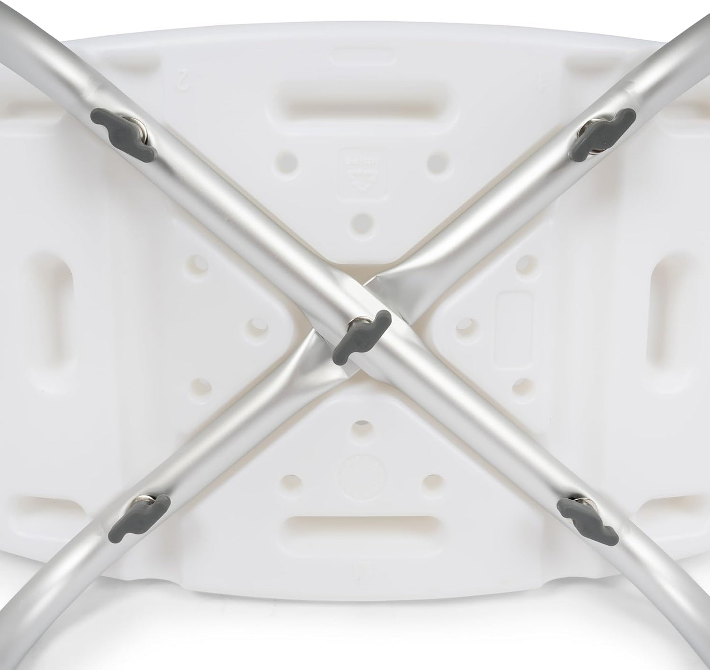 Dunimed - Sgabello da doccia, regolabile in altezza, antiscivolo, 39 – 52 cm image 7