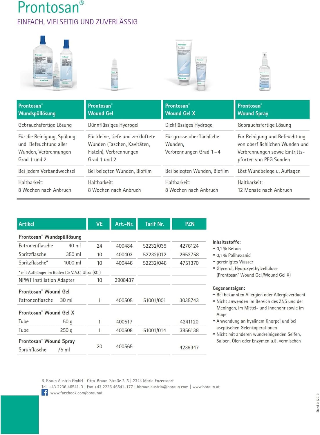 Prontosan - Soluzione per l'irrigazione delle ferite, 350 ml - Medical Net Store