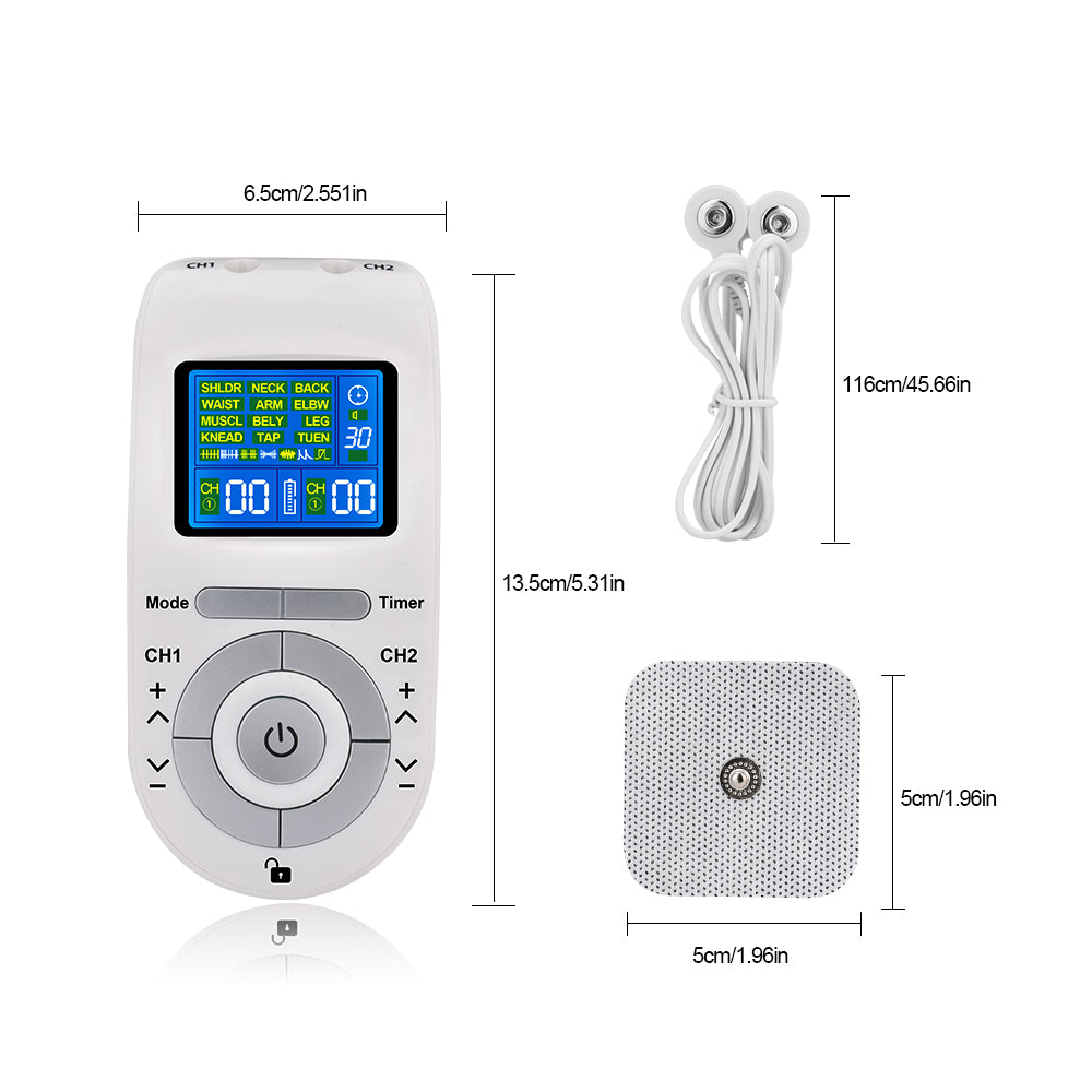 Nuovo stimolatore muscolare Tens elettrico Ems Digital T image 9