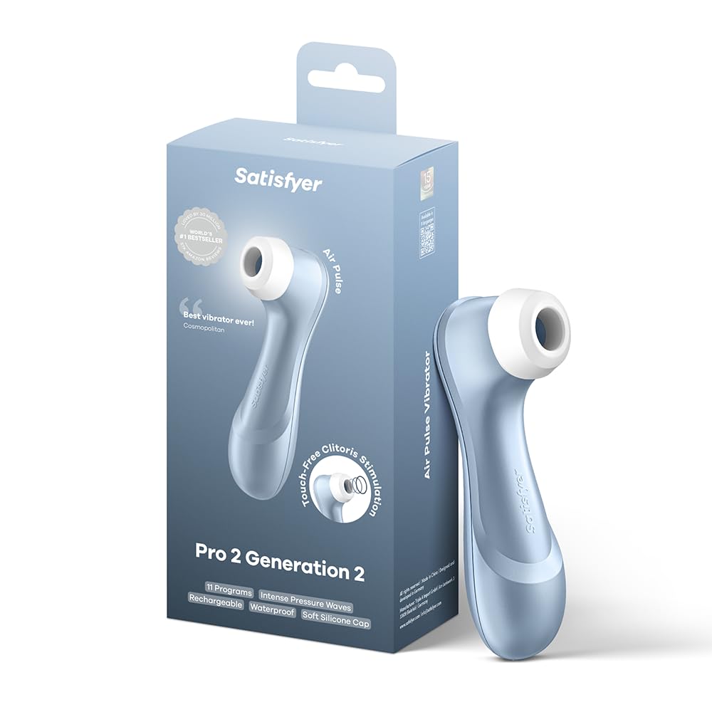 Satisfyer Pro 2 Vibratoreper donna professionale Dildo | Vibratore Silenzioso | Forte Stimolazione Clitoridea | Giocattoli Sessuali per Donne | Vibratore ad Onda di Pressione con Vibrazioni