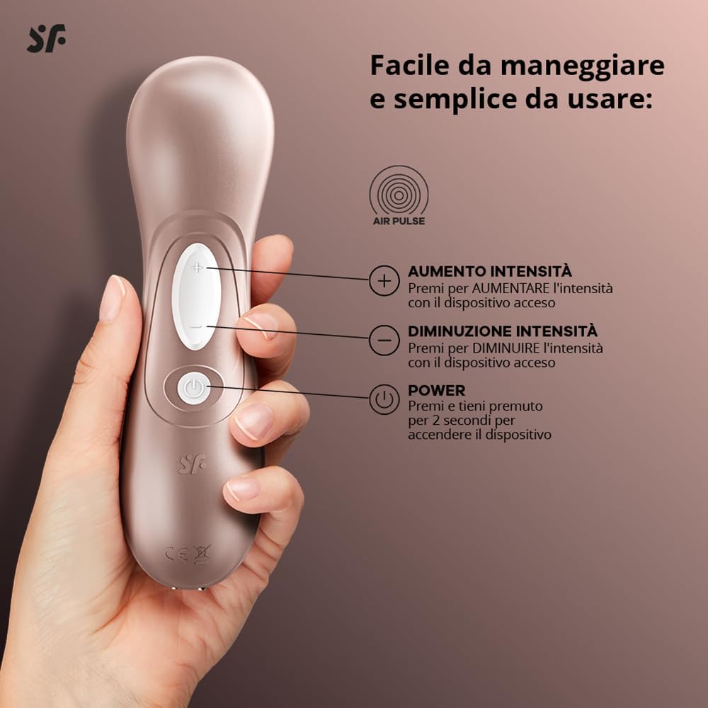 Satisfyer Pro 2 Vibratoreper donna professionale Dildo | Vibratore Silenzioso | Forte Stimolazione Clitoridea | Giocattoli Sessuali per Donne | Vibratore ad Onda di Pressione con Vibrazioni