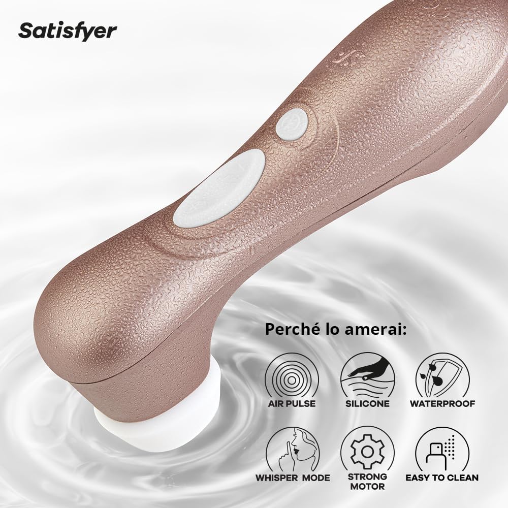 Satisfyer Pro 2 Vibratoreper donna professionale Dildo | Vibratore Silenzioso | Forte Stimolazione Clitoridea | Giocattoli Sessuali per Donne | Vibratore ad Onda di Pressione con Vibrazioni