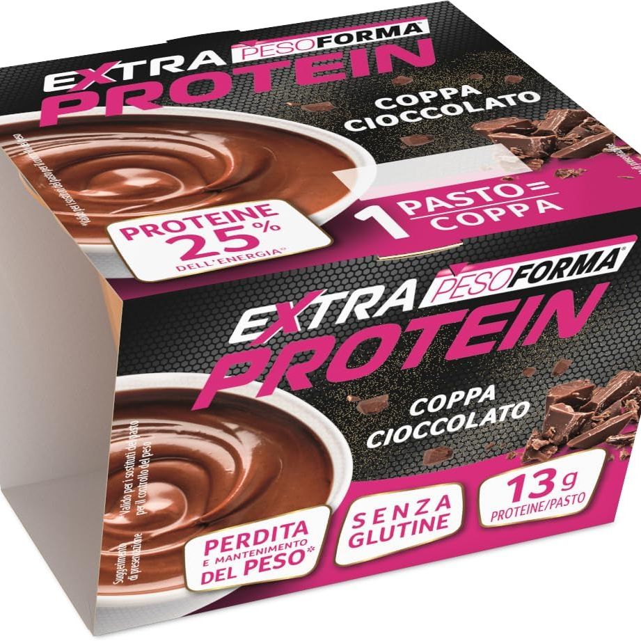 PESOFORMA - EXTRA PROTEIN - Coppa gusto cioccolato - Pasto sostitutivo proteico - Medical Net Store