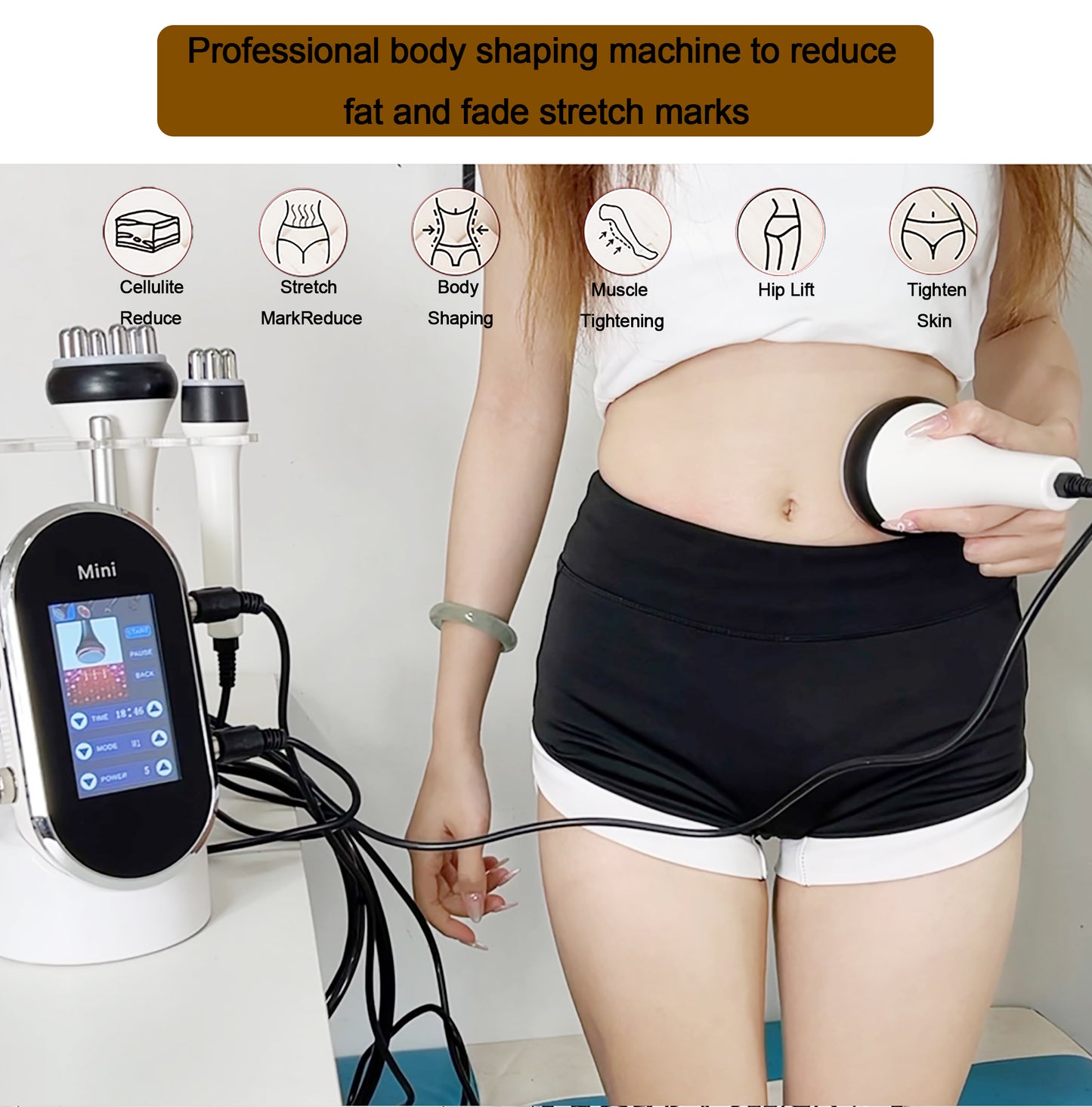 4 in 1 Facial Care 40K Cavitation Lipo Slimming Ultrasonic Liposuction Cavitatio image 6