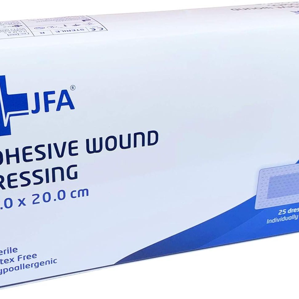 Medicazioni adesive sterili per tagli e ferite, ulcere diabetiche e venose 10x20 image 5