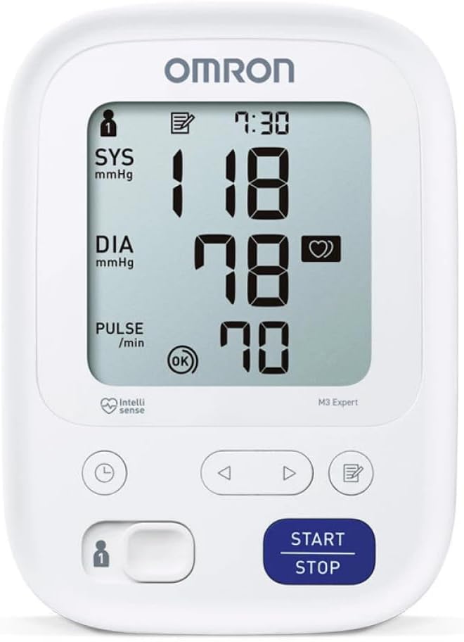 OMRON M3 Hem-754-E Misuratore di Pressione da Braccio, con Bracciale Easy 22-42 - Medical Net Store