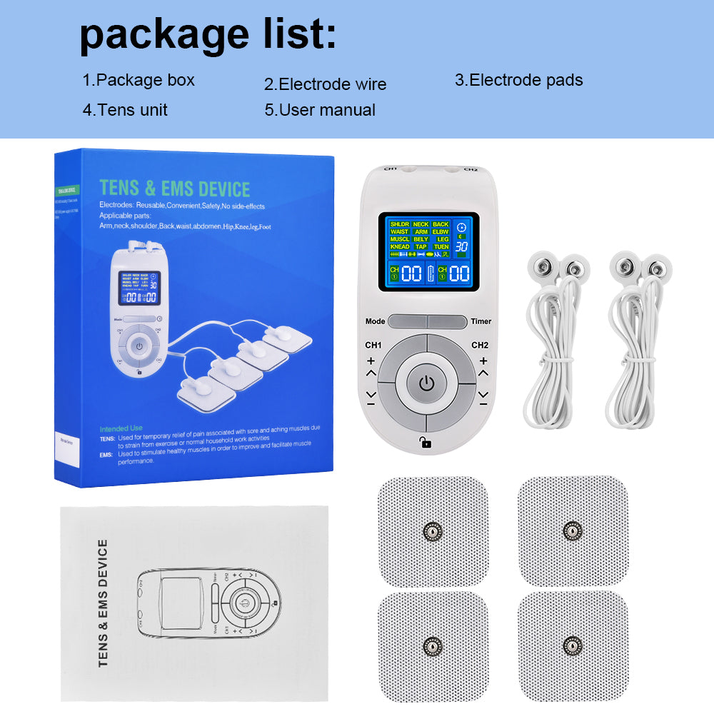 Nuovo stimolatore muscolare Tens elettrico Ems Digital T image 10
