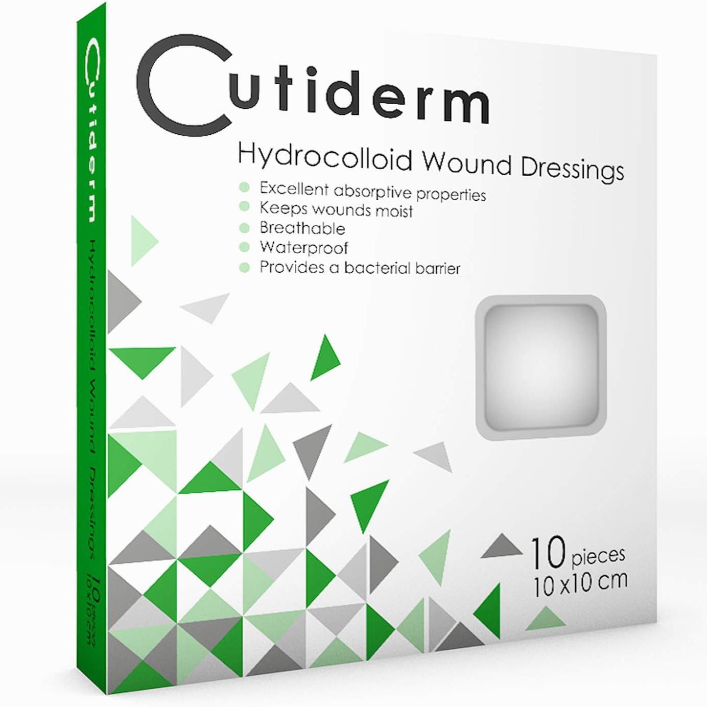Cutiderm medicazione sterile idrocolloidale adesiva 10cm x 10cm image 6