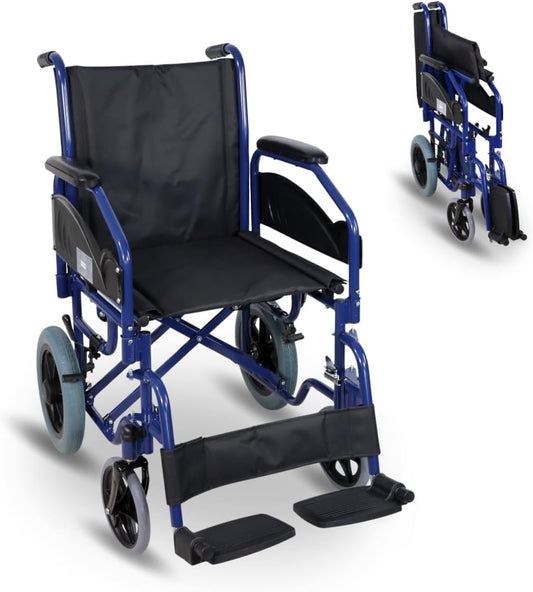 Mobiclinic®, Carrozzina comoda pieghevole,  freni di stazionamento image 0