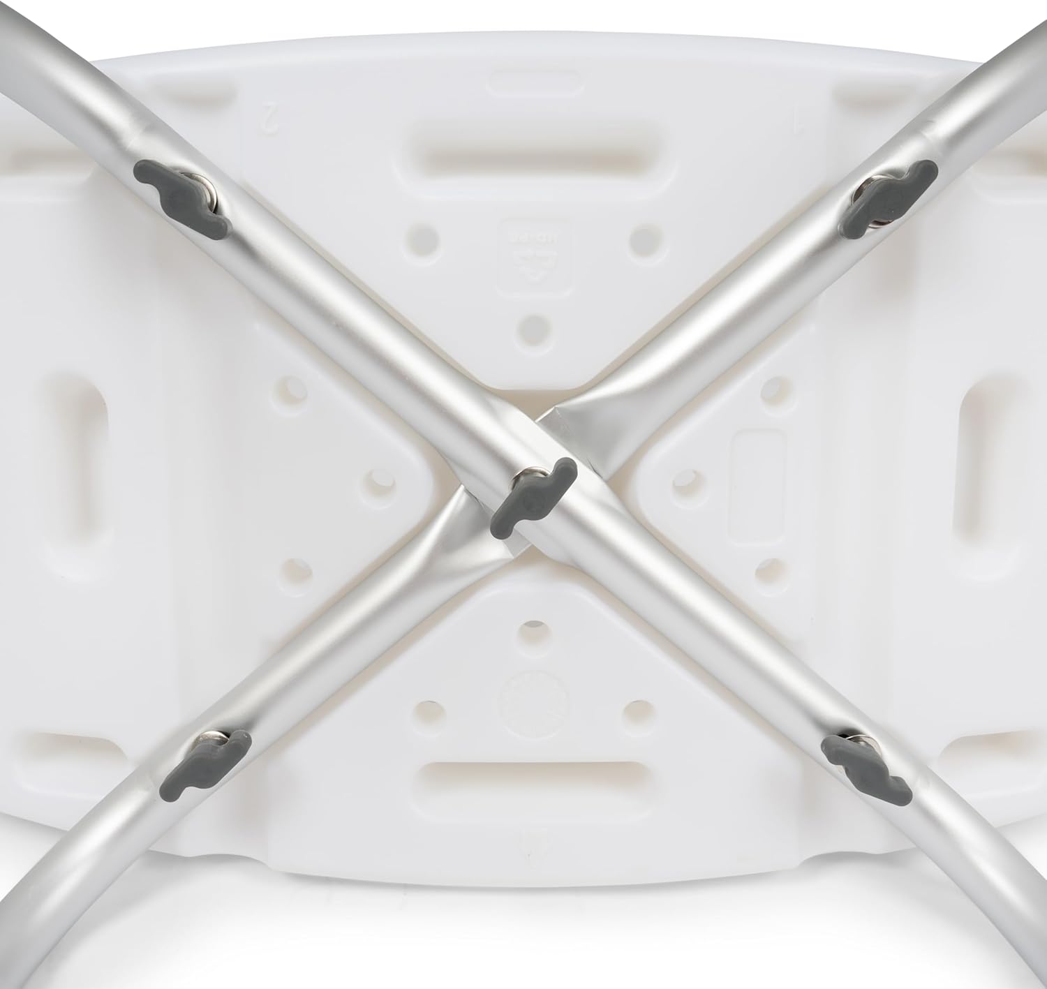 Dunimed - Sgabello da doccia, regolabile in altezza, antiscivolo, 39 – 52 cm image 7