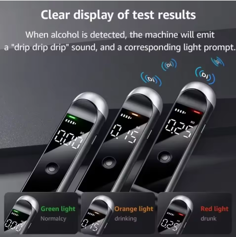 Etilometro tascabile certificato , ricaricabile - Medical Net Store