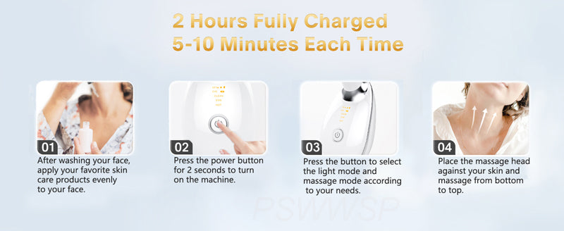 Dropshipping Facial Massager Neck Facial Beauty Device Lifting Tighten Skin Care - Medical Net Store