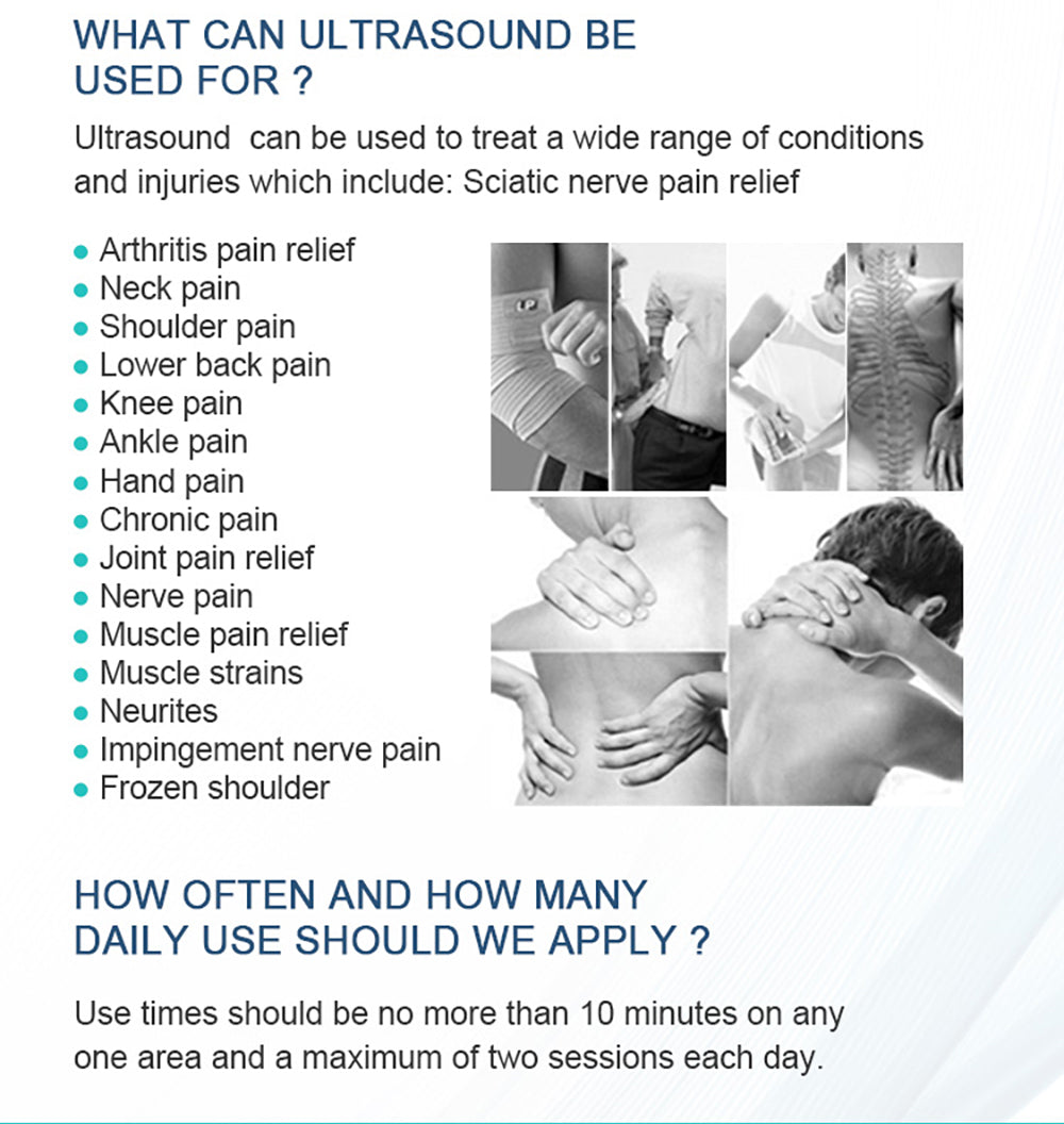 Dispositivo per fisioterapia ad ultrasuoni per dolori articolari - muscolari - Medical Net Store