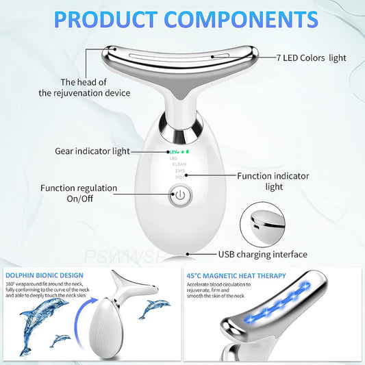 Dropshipping Facial Massager Neck Facial Beauty Device Lifting Tighten Skin Care image 0
