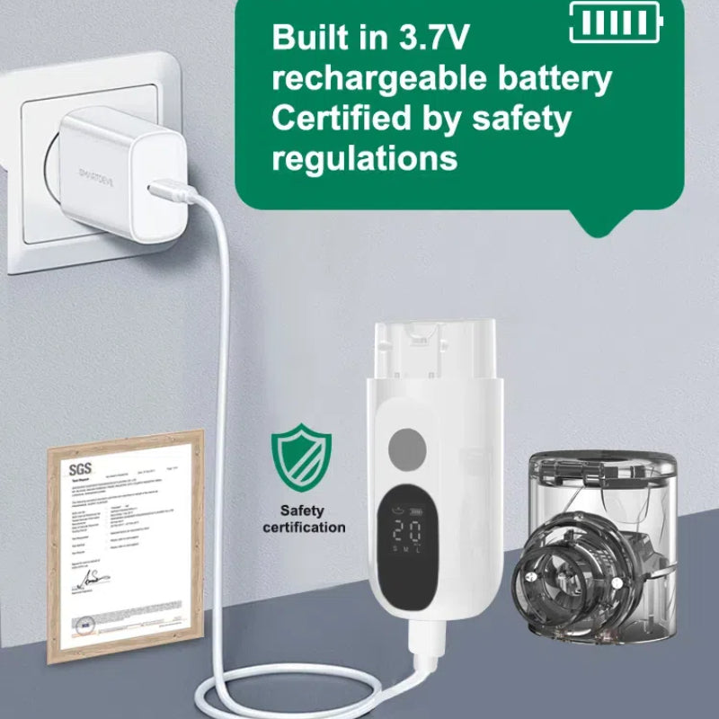 Nebulizzatore portatile ricaricabile ad ultrasuoni, regolabile - Medical Net Store