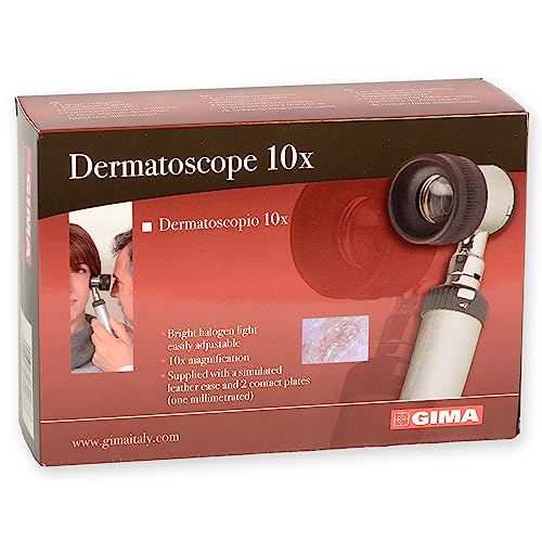 Gima 31187 Dermatoscopio Xenon Alogeno, 10X - Medical Net Store