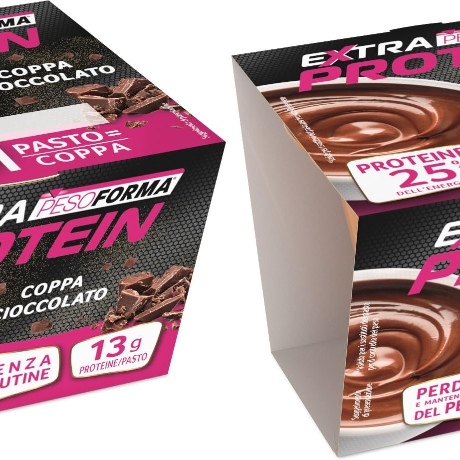 PESOFORMA - EXTRA PROTEIN - Coppa gusto cioccolato - Pasto sostitutivo proteico - Medical Net Store