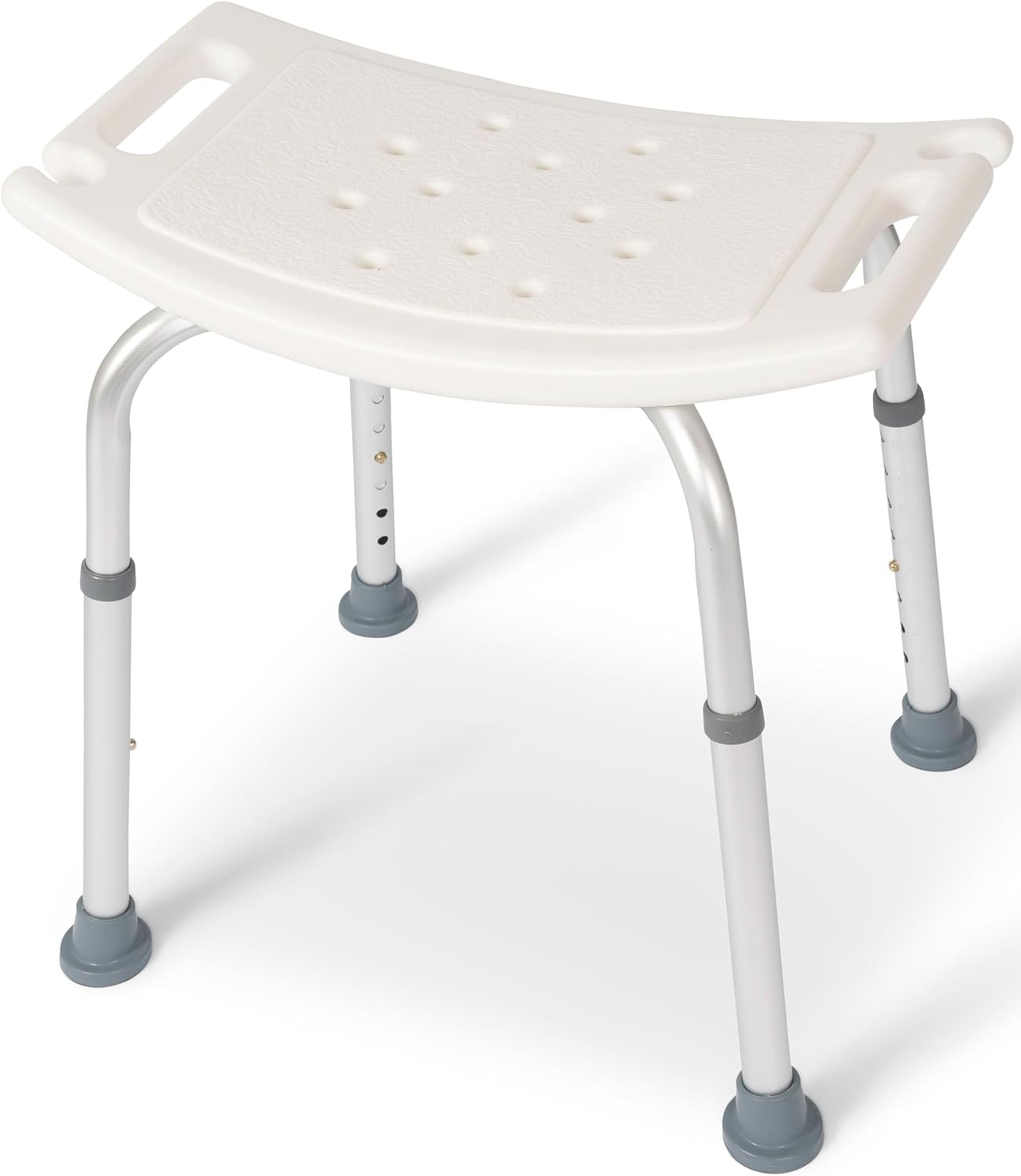 Dunimed - Sgabello da doccia, regolabile in altezza, antiscivolo, 39 – 52 cm image 4