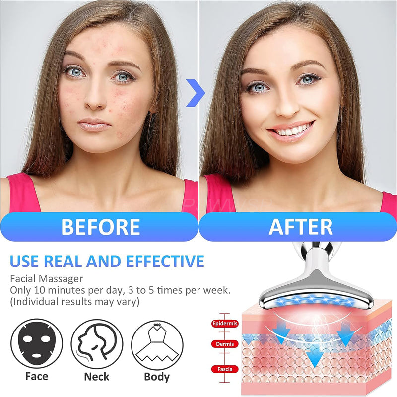Dropshipping Facial Massager Neck Facial Beauty Device Lifting Tighten Skin Care - Medical Net Store