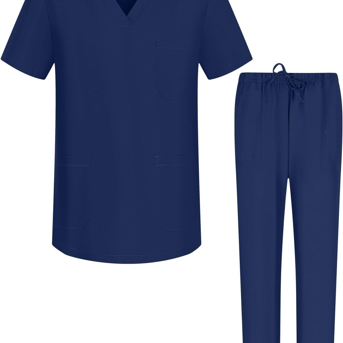 MISEMIYA - Uniformi Unisex Set Camice – Uniforme Medica con Maglia e Pantaloni - Medical Net Store