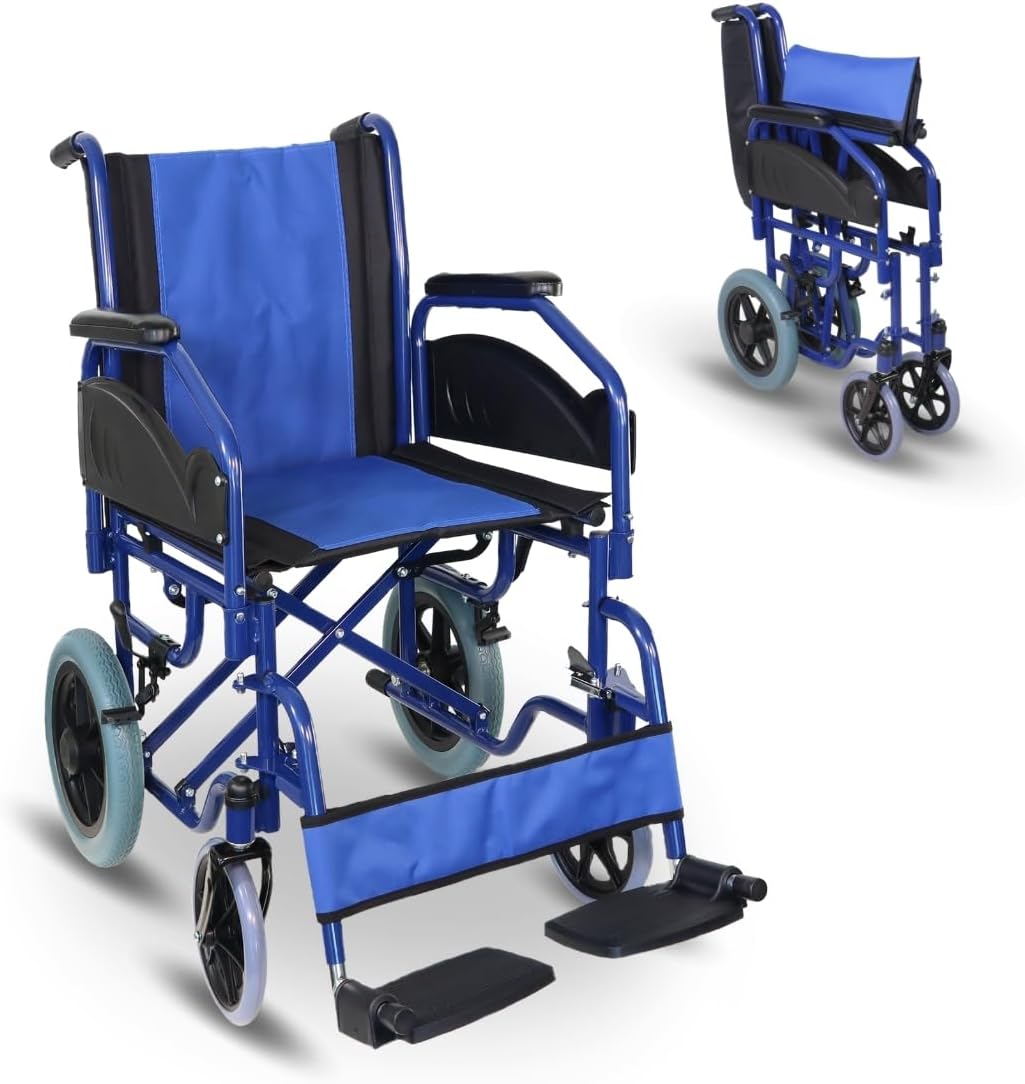 Mobiclinic®, Carrozzina comoda pieghevole,  freni di stazionamento image 2