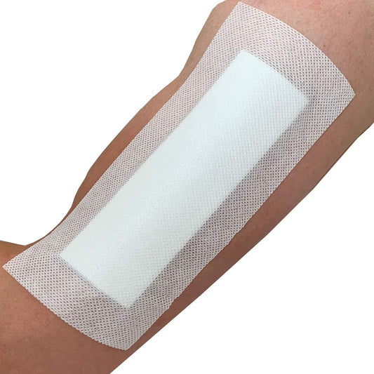 Medicazioni adesive sterili per tagli e ferite, ulcere diabetiche e venose 10x20 image 0
