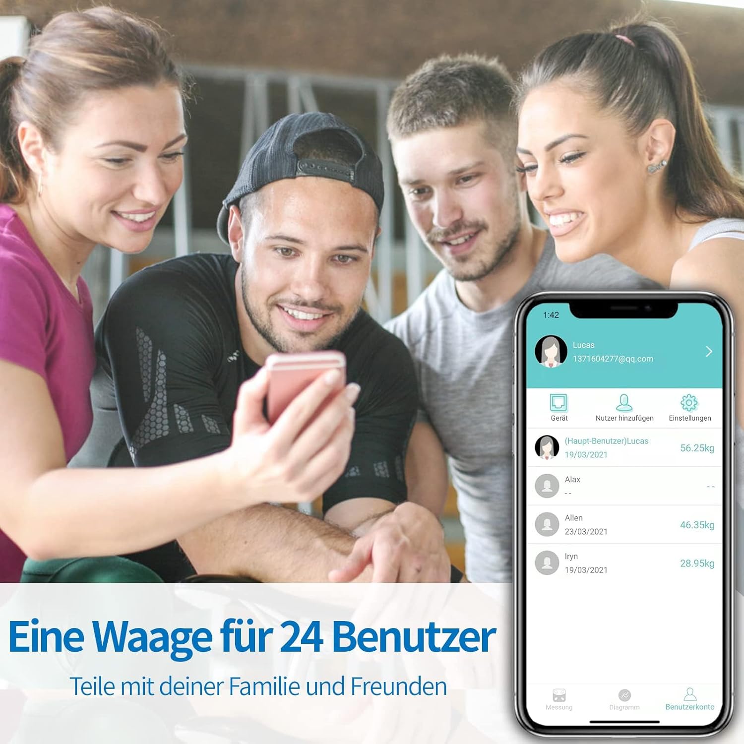 Bilancia Pesapersone Digitale, Bilancia Impedenziometrica Professionale - Medical Net Store