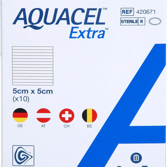 Aquacel Extra 5cm x 5cm x 10 image 0