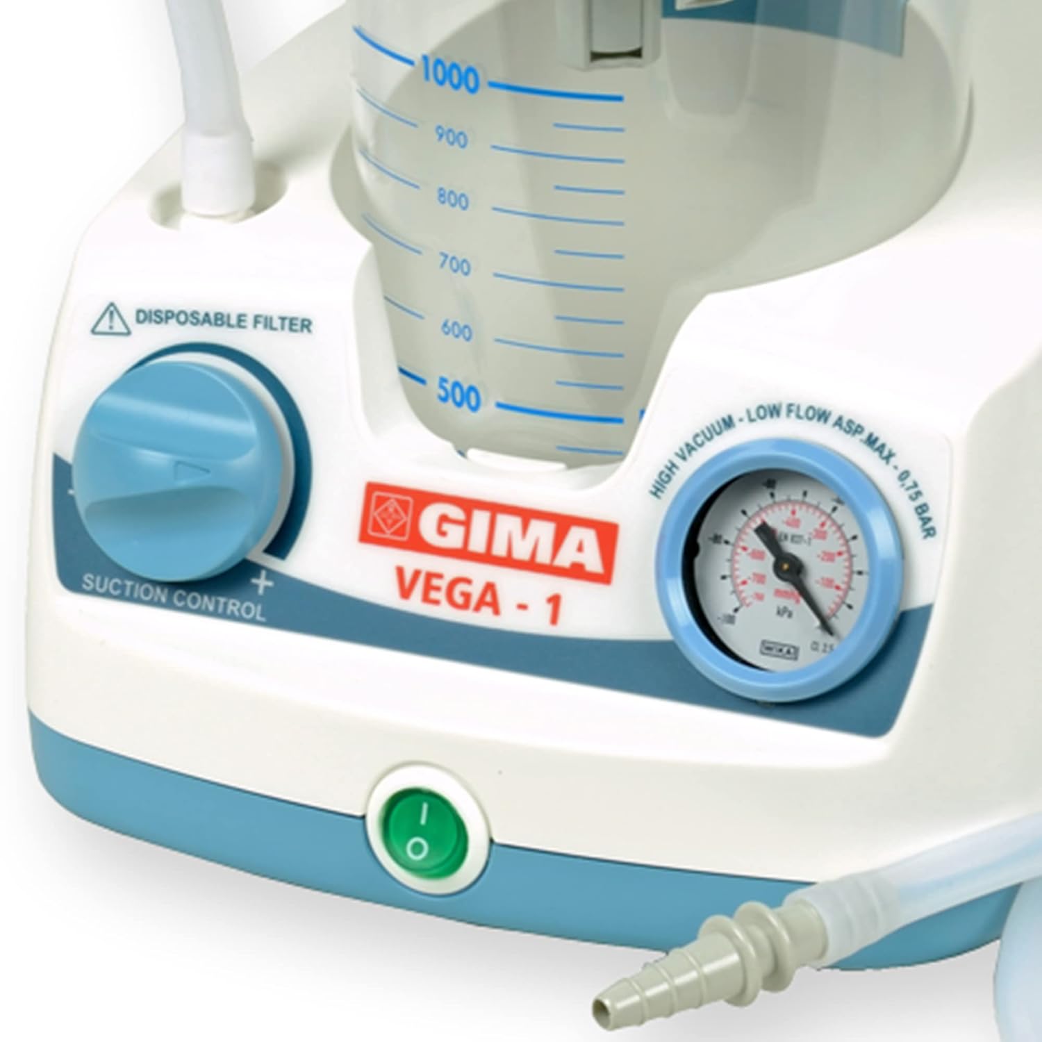 Gima - Aspiratore chirurgico Vega Uno per la piccola chirurgia, 28209 - Medical Net Store