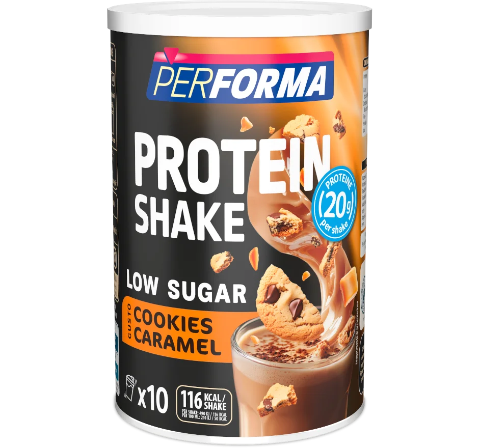 Performa | Protein Shake Cookies Caramello, 340g, Alto Contenuto di Proteine - Medical Net Store